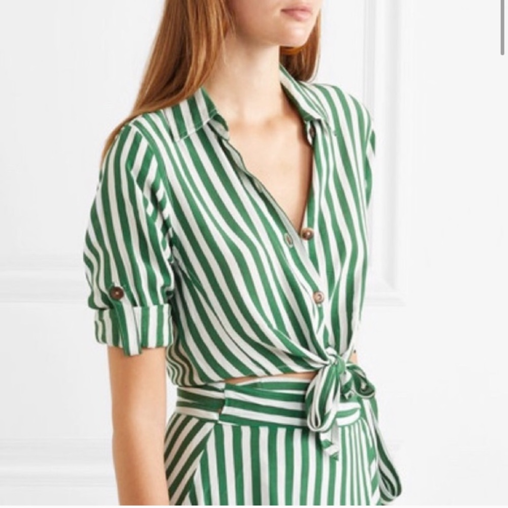 Faithfull the Brand Beau Rivage Zeus Stripe Top - Picture 6 of 8